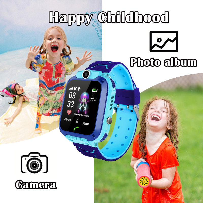 Smartwatch Watches Gift For Boys With Gps - Q12B Kids Smart Watch with SOS