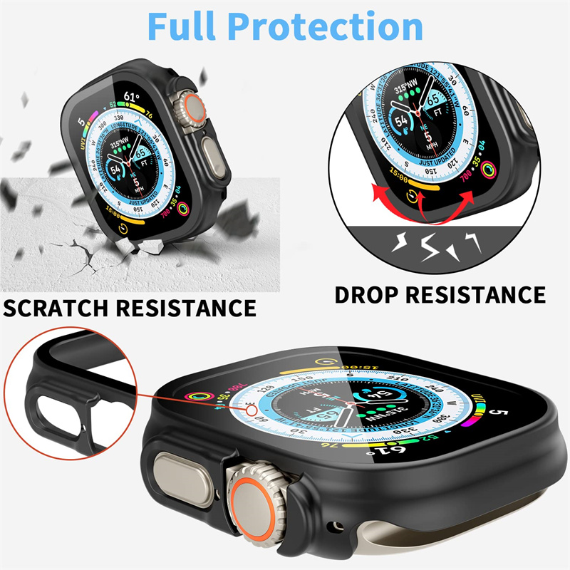 Glass+case For Apple Watch Ult - огляд і ціна Smartwatch Luxury Watches