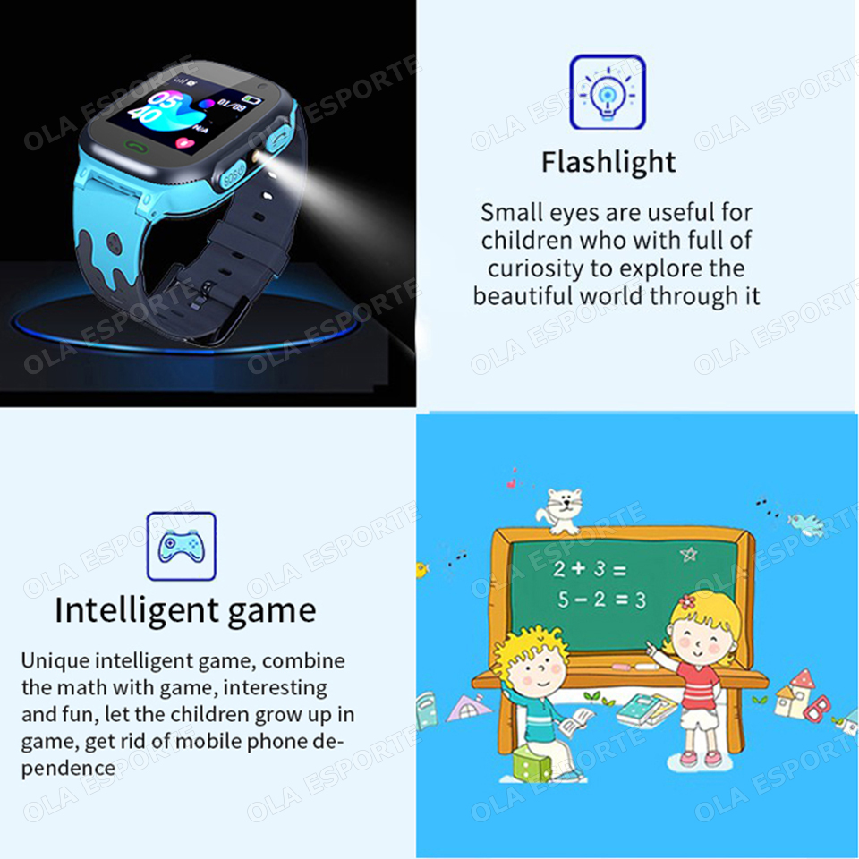 New Kids Smart Watch Child HD  - огляд і ціна Smartwatch Watches Gift For Boys With Gps