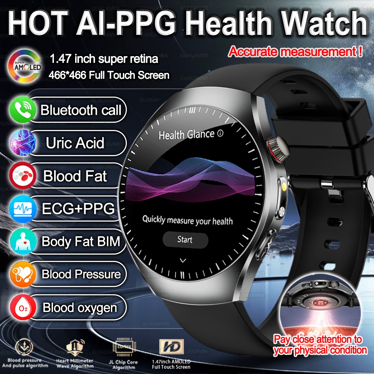 New Brand 2026 upgrade Health  - огляд і ціна Smartwatch Watches For Women Branded