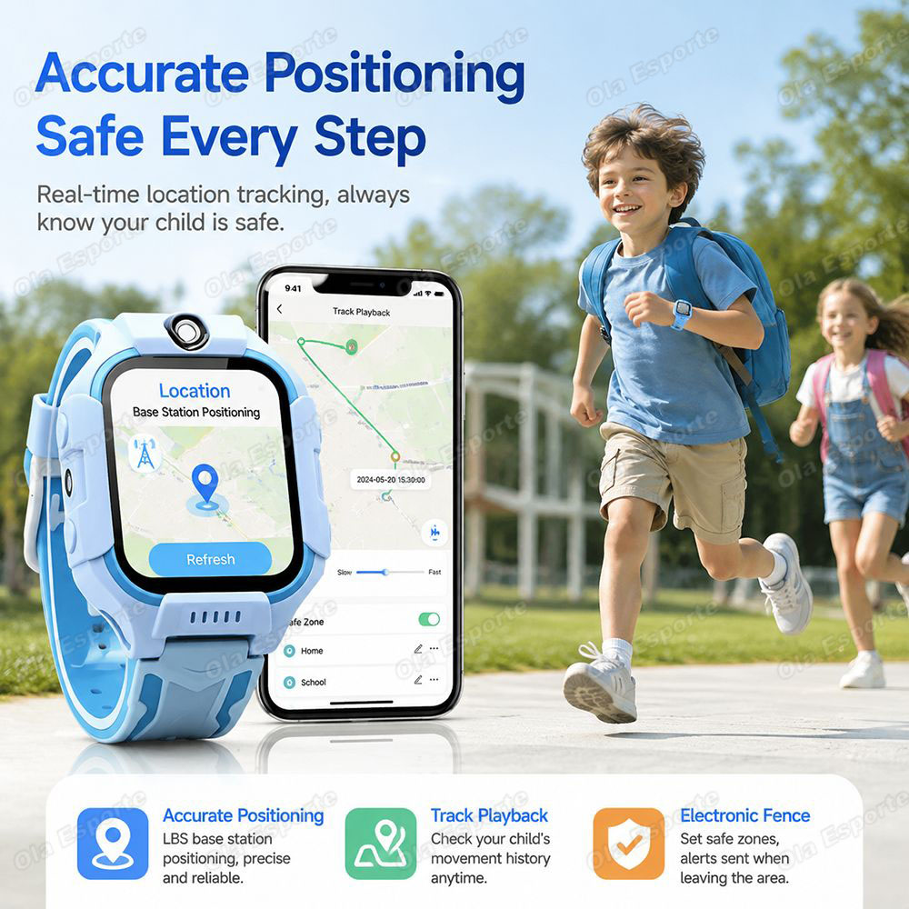 2027 New 2G/5G Kids Smart Watc - огляд і ціна Smartwatch Watches Gift For Boys With Gps