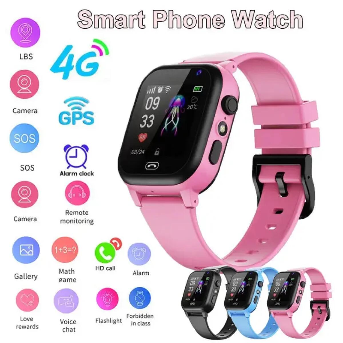Kids Smart Watch 4G Multifunct - огляд і ціна Smartwatch Watches For Kids With Gps