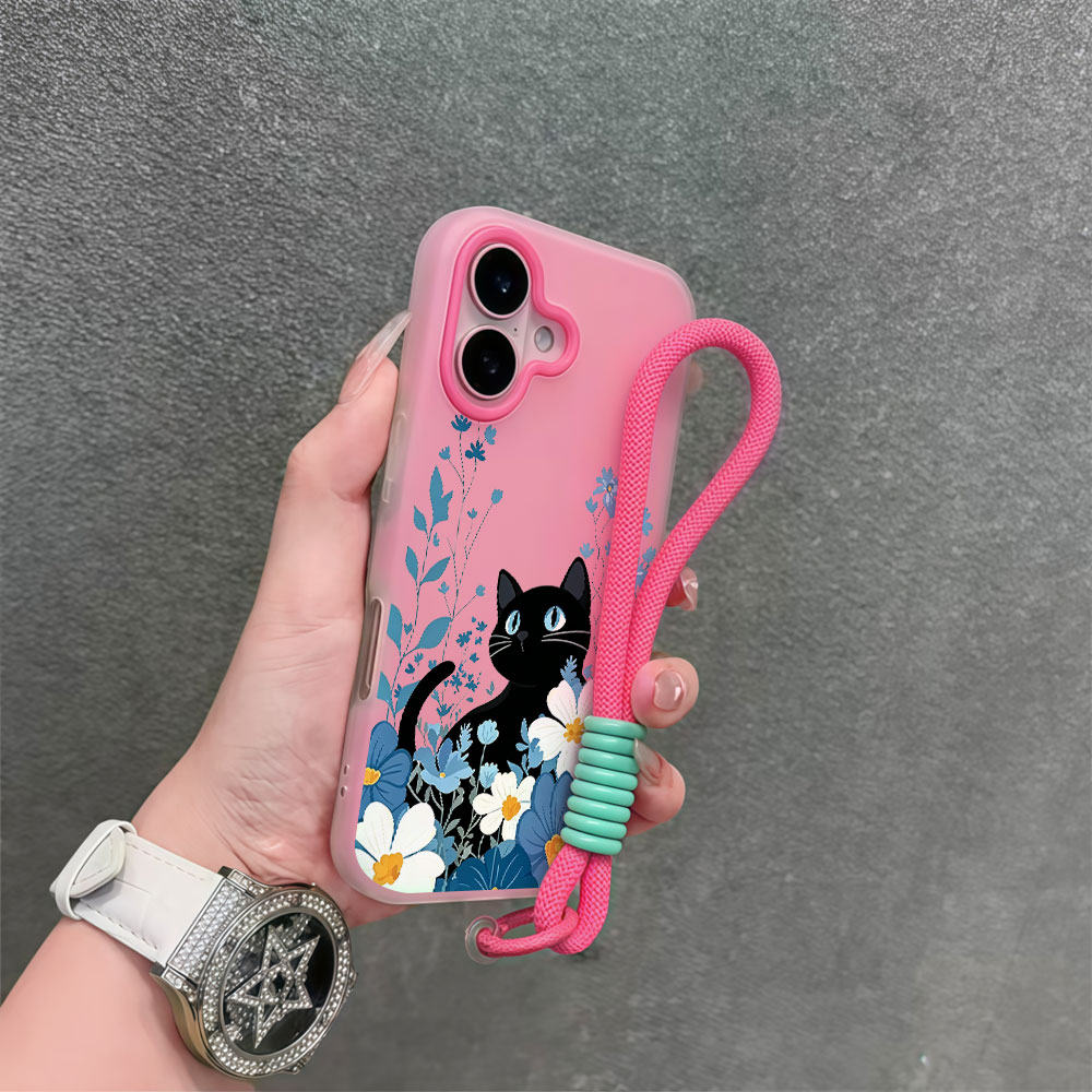Cat Cute Floral Korean Phone C - огляд і ціна Samsung Galaxy Strap