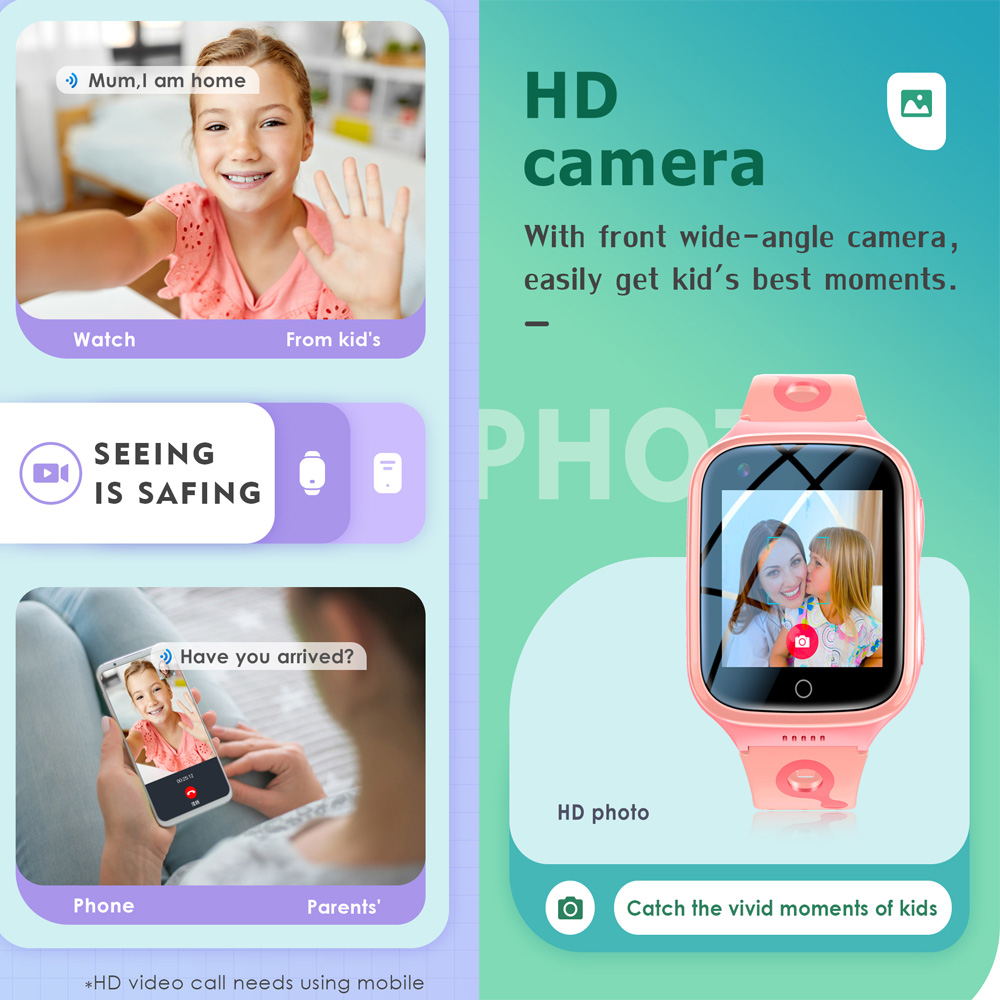4G Smart Watch Kids GPS WiFi V - огляд і ціна Smartwatch Watches Gift For Boys With Gps