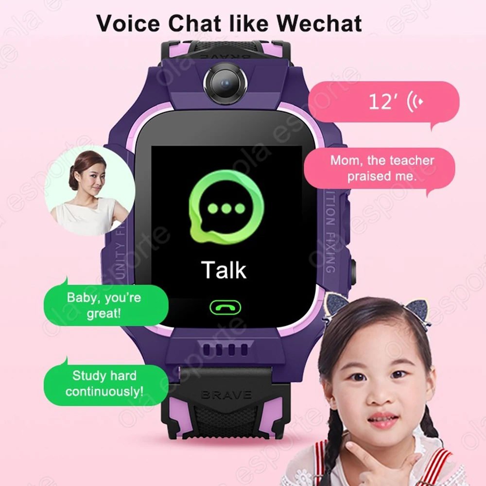Kids Smart Watch SIM Card GPS  - огляд і ціна Smartwatch Watches Gift For Boys With Gps