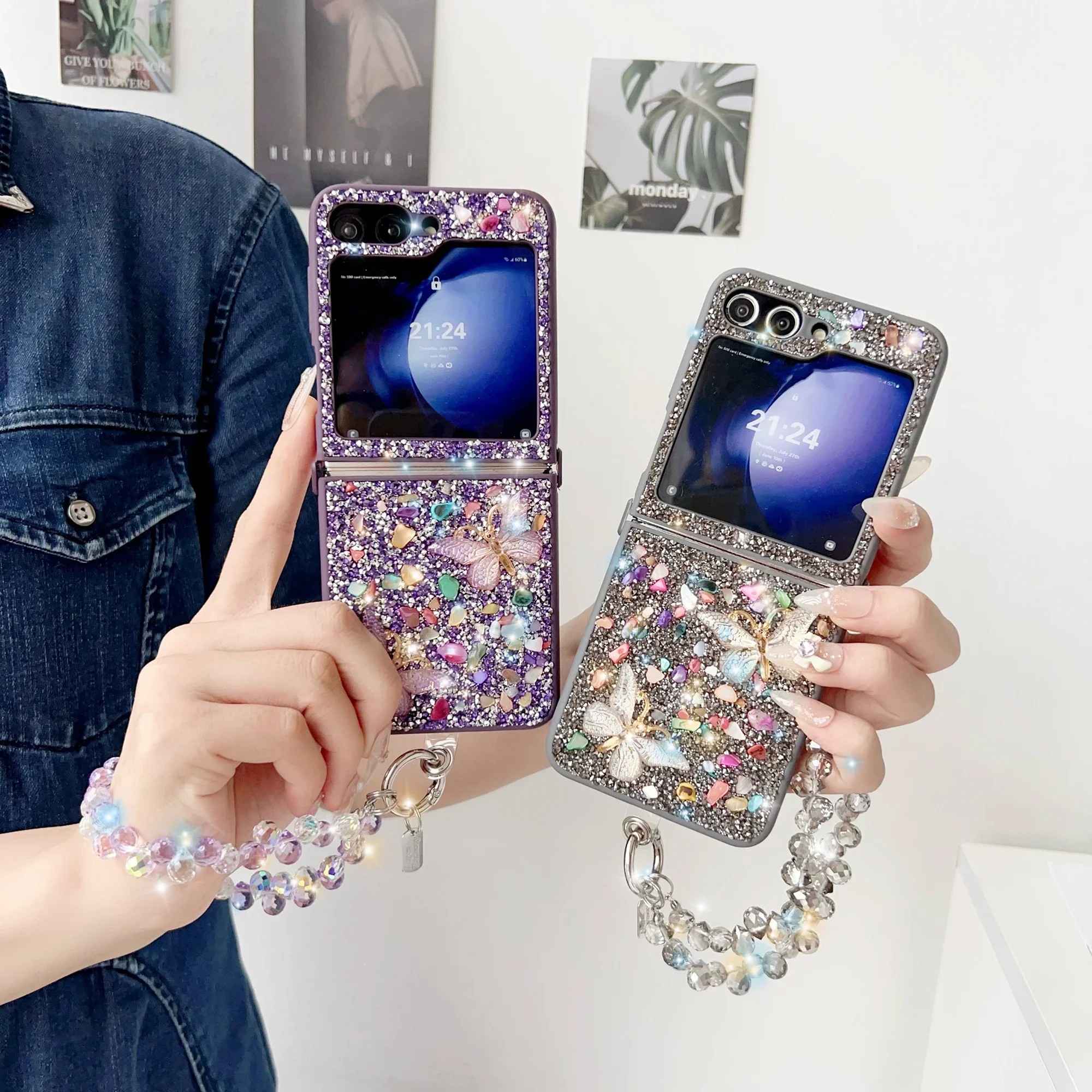 Luxury Glitter Phone Case For  - огляд і ціна Samsung Galaxy Strap