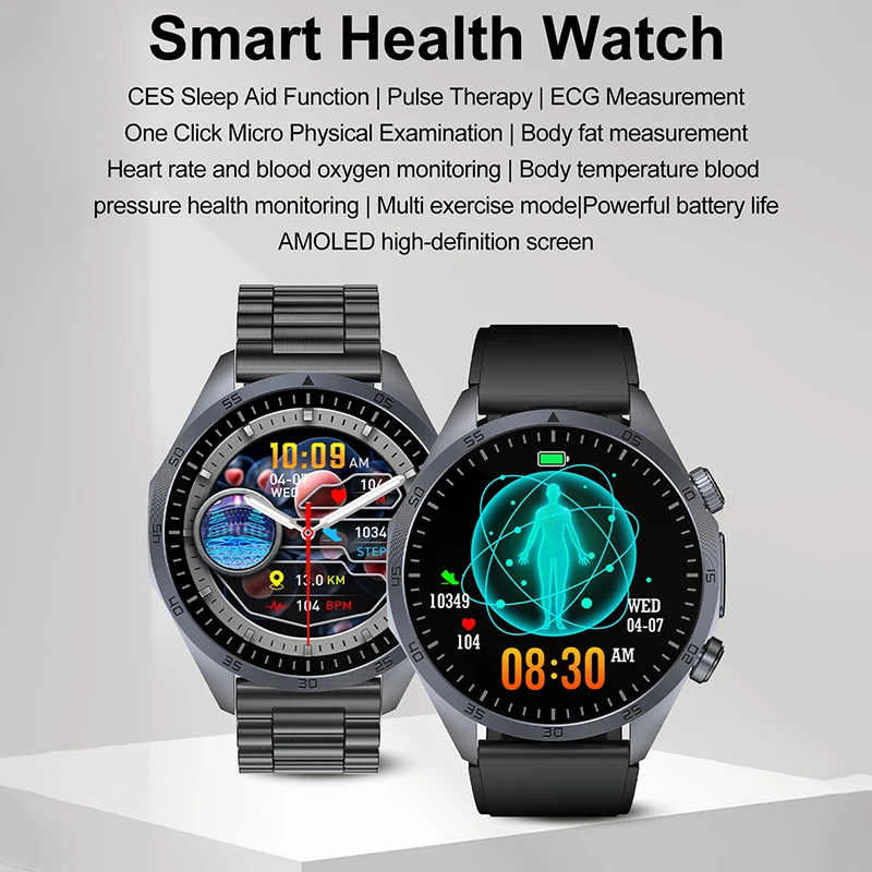 2026 Nursing Health PulseThera - огляд і ціна Smartwatch Online Watches For Men