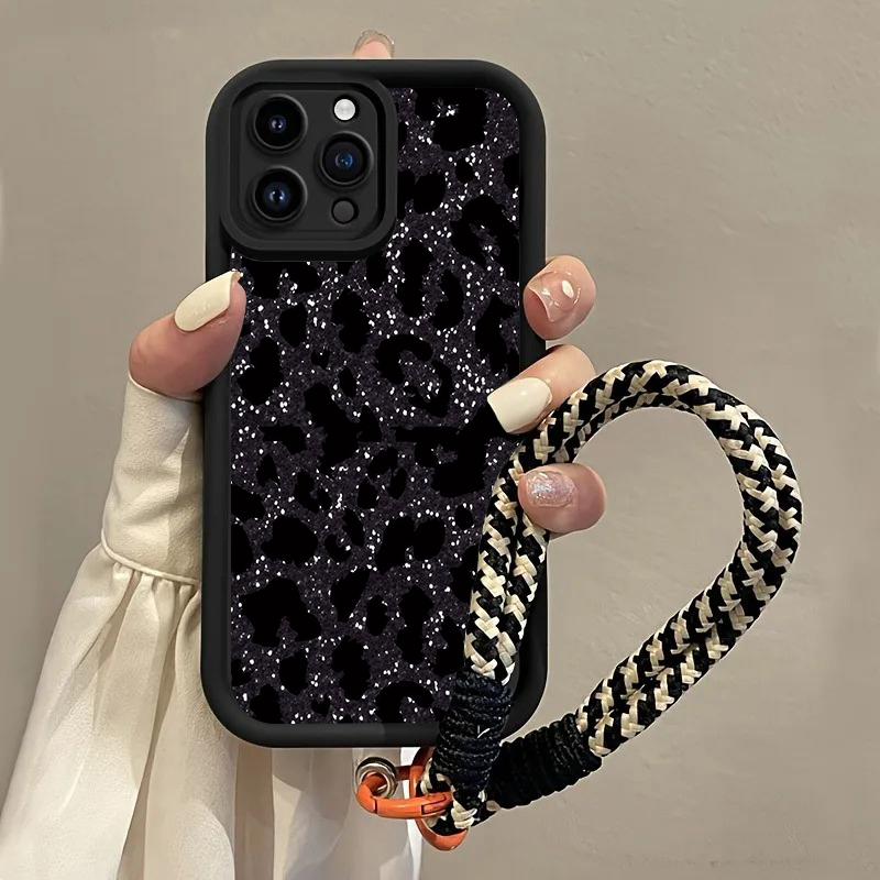 Black Spotted Leopard Hang Str - огляд і ціна Samsung Galaxy Strap