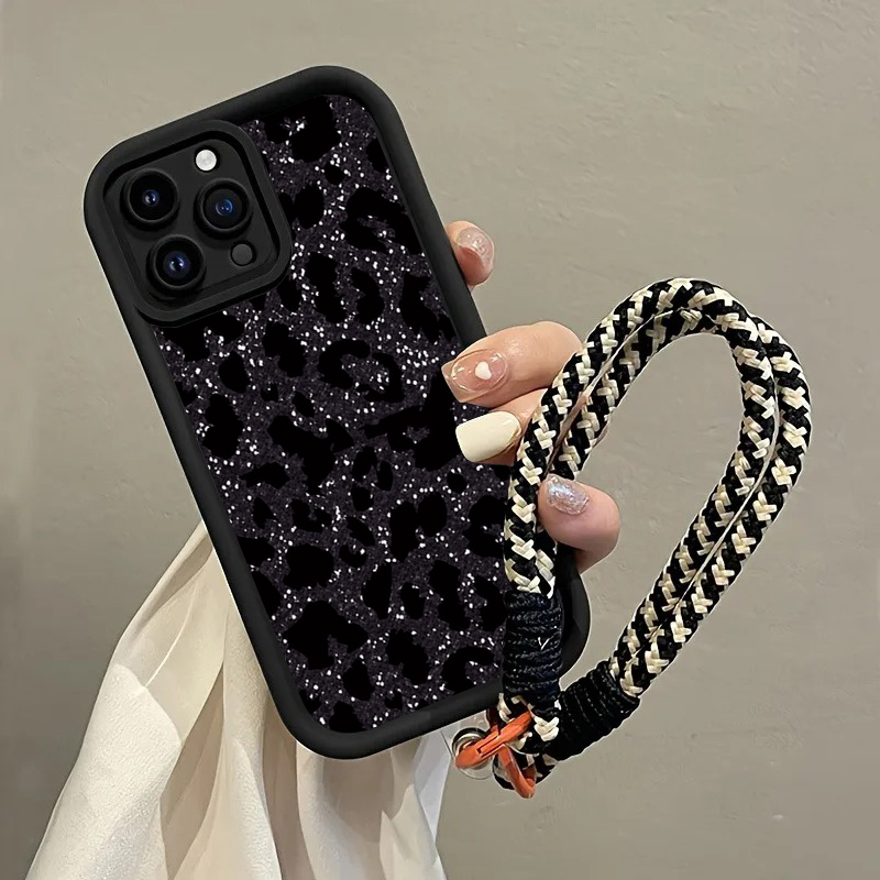 Black Spotted Leopard Hang Str - огляд і ціна Samsung Galaxy Strap