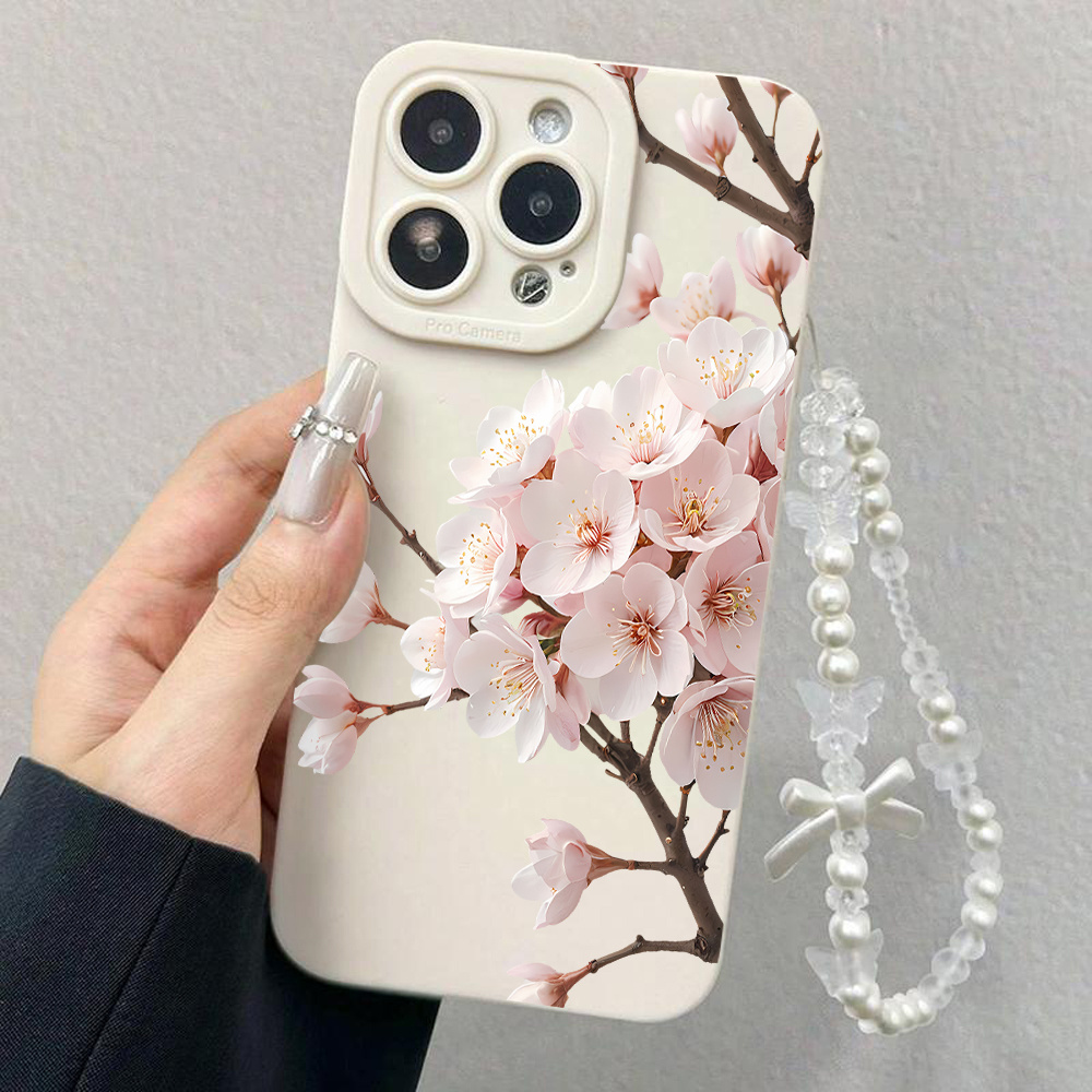 Wrist Strap Lanyard Pink Cherr - огляд і ціна Samsung Galaxy Strap
