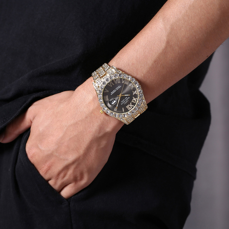 Men Quartz Watch Luxury Steel  - огляд і ціна Smartwatch Luxury Watches