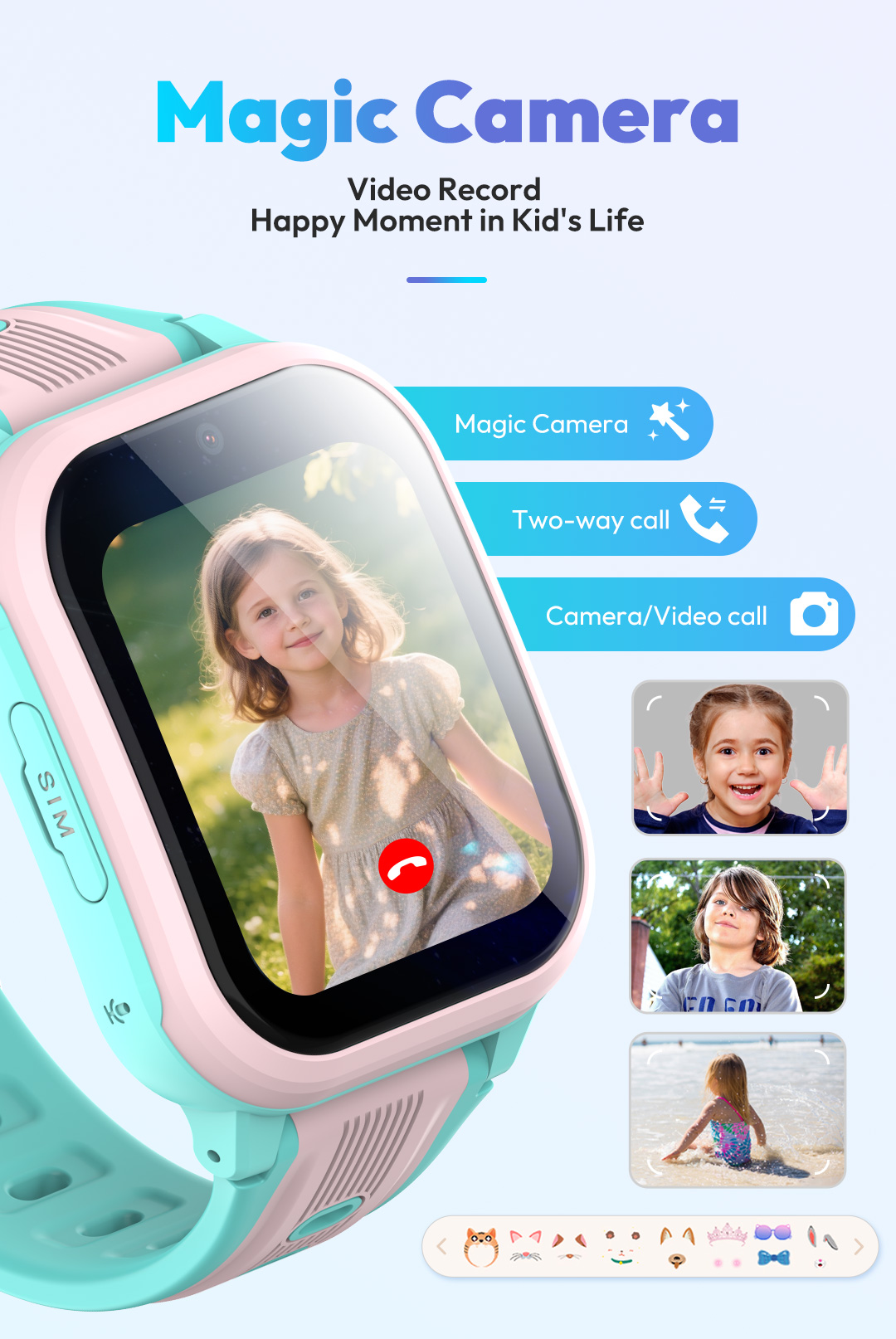 KT41 Smart Watch - 4G Phone Ch - огляд і ціна Smartwatch Watches Gift For Boys With Gps