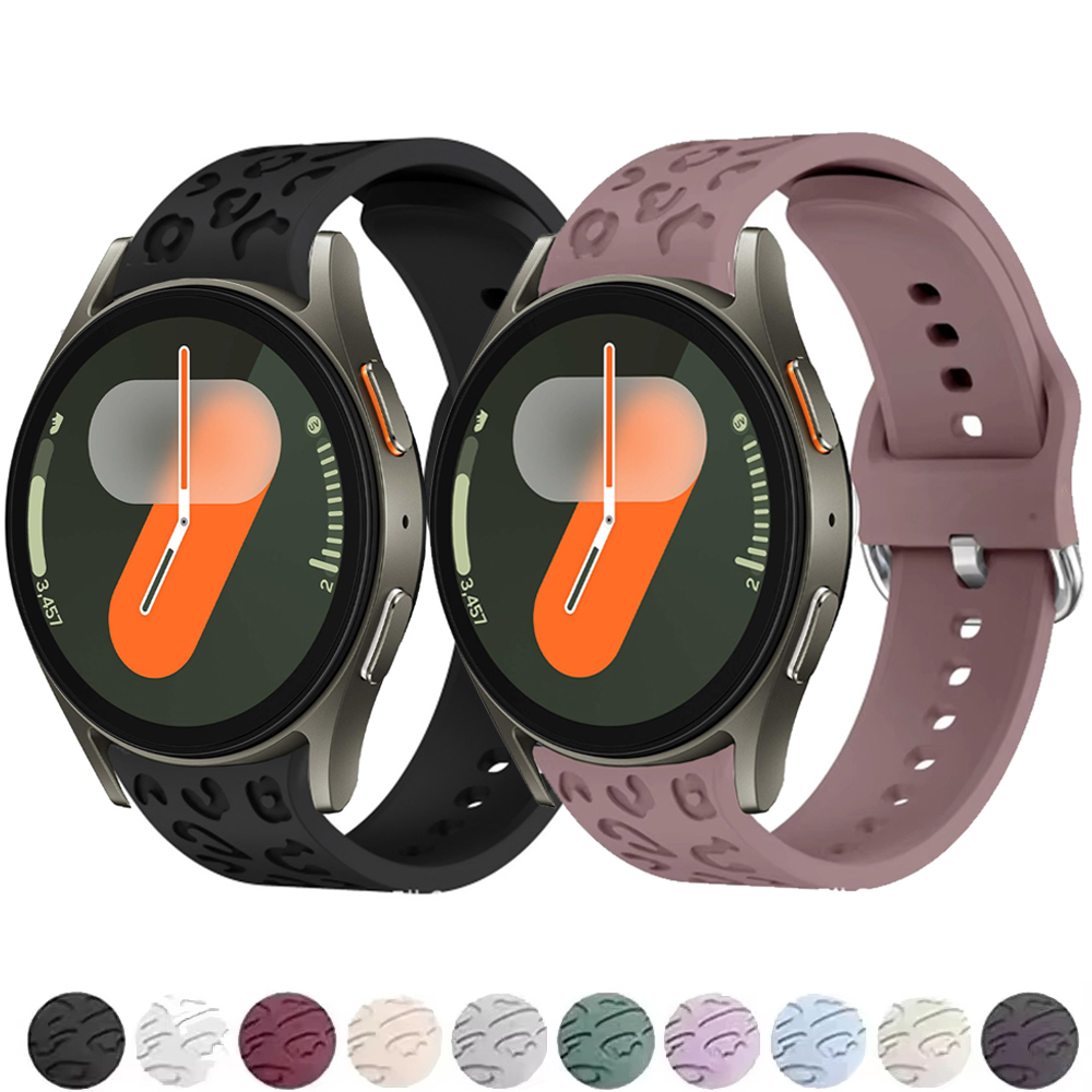 Leopard Engraved No Gaps Band  - огляд і ціна Smartwatch Samsung Watches For Women