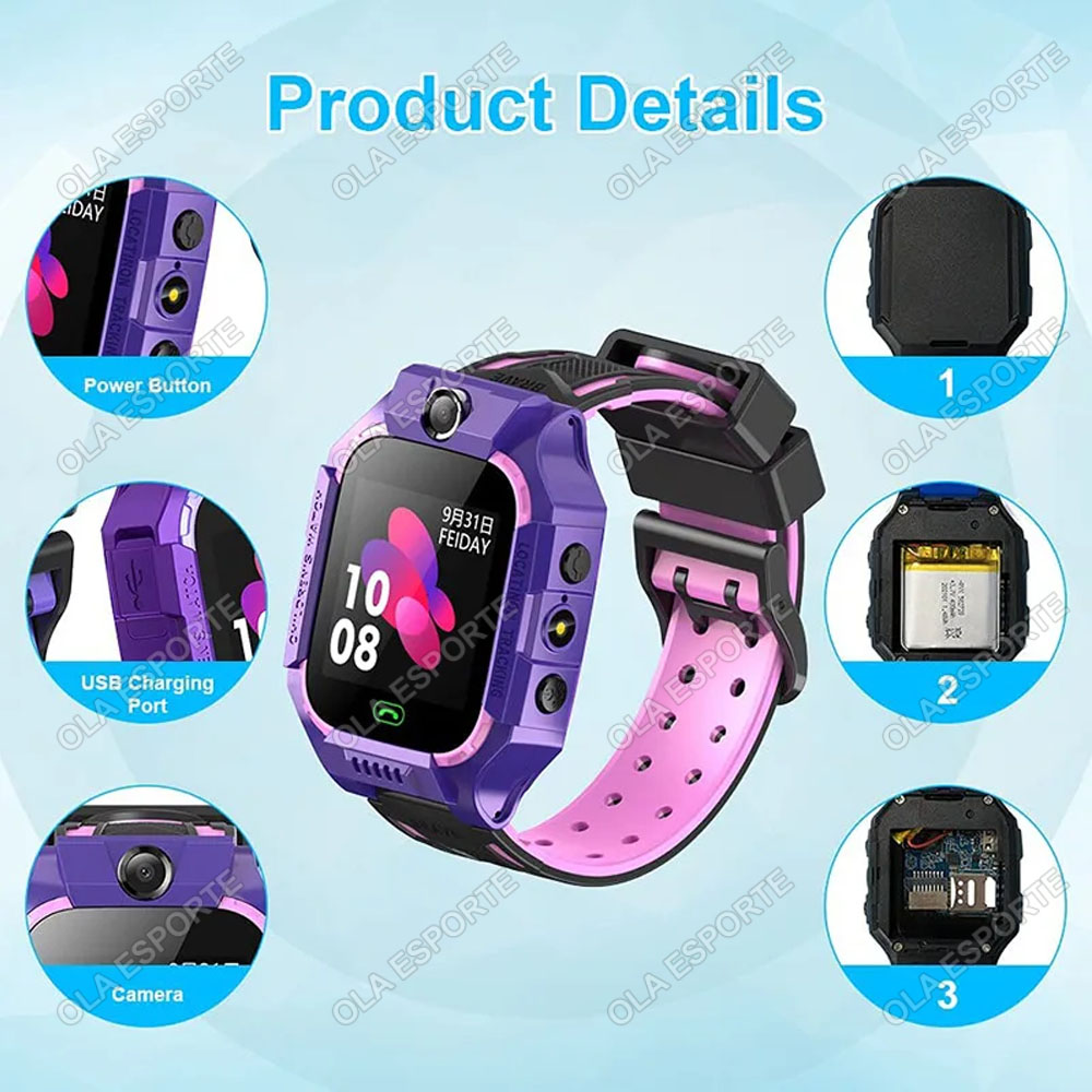2026 Kids 2G Smart Watch SOS G - огляд і ціна Smartwatch Watches Gift For Boys With Gps
