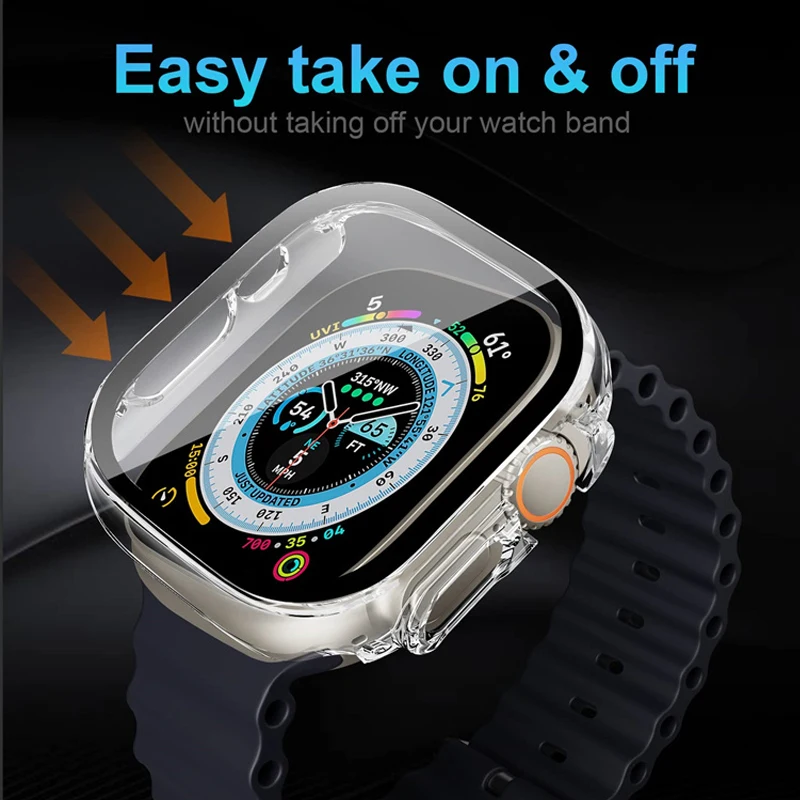Glass+case For Apple Watch Ult - огляд і ціна Smartwatch Luxury Watches