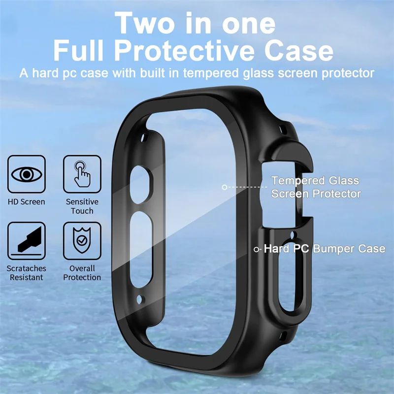 Glass+case For Apple Watch Ult - огляд і ціна Smartwatch Luxury Watches